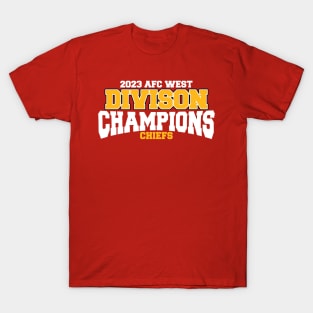 Chiefs - Division Champions 2023 T-Shirt